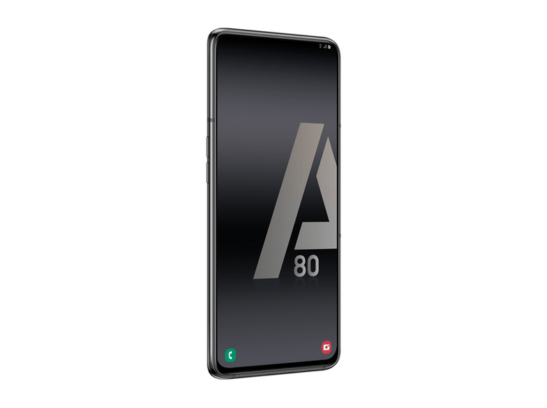 Móvil - Samsung Galaxy A80, Negro, 128 GB, 8 GB RAM, 6.7" Full HD+, SM7150, 3700 mAh, Android