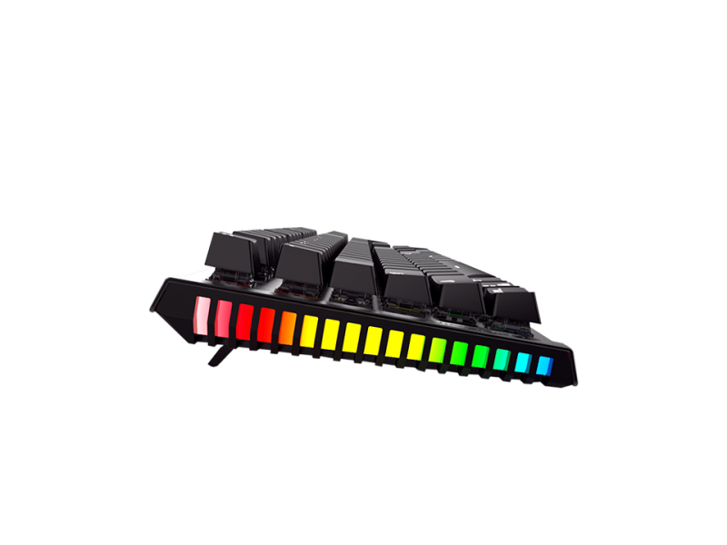 Teclado gaming - Keep Out F120PRO, Óptico para PC, Retroiluminado, Qwerty, USB, Negro