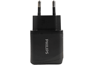 PHILIPS Charger AC-100-240V+1M Micro USB Şarj Cihazı Siyah