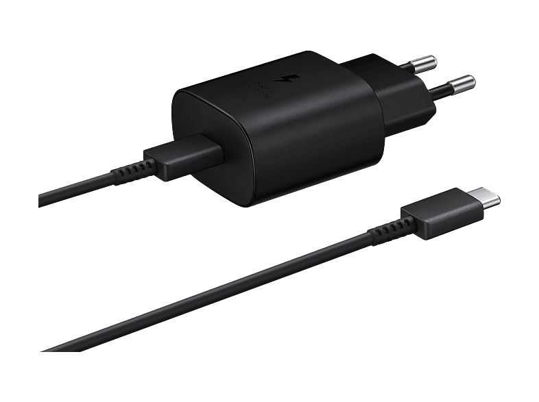 Samsung 25w Fast Charger Usb-c Zwart afbeelding