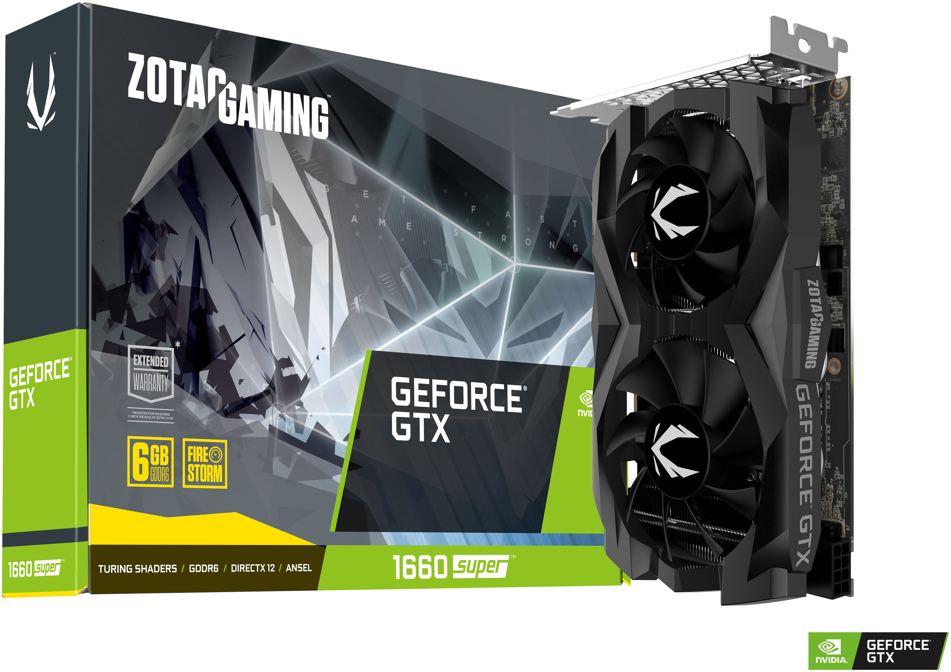 ZOTAC Geforce® GTX 1660 SUPER™ Twin Fan 6GB (ZT-T16620F-10L) (NVIDIA, Grafikkarte)