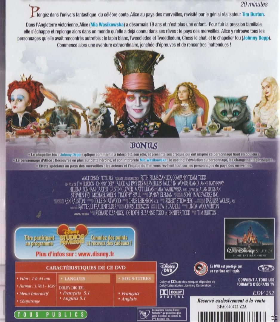 Alice au Pays des Merveilles (Live Action) - DVD