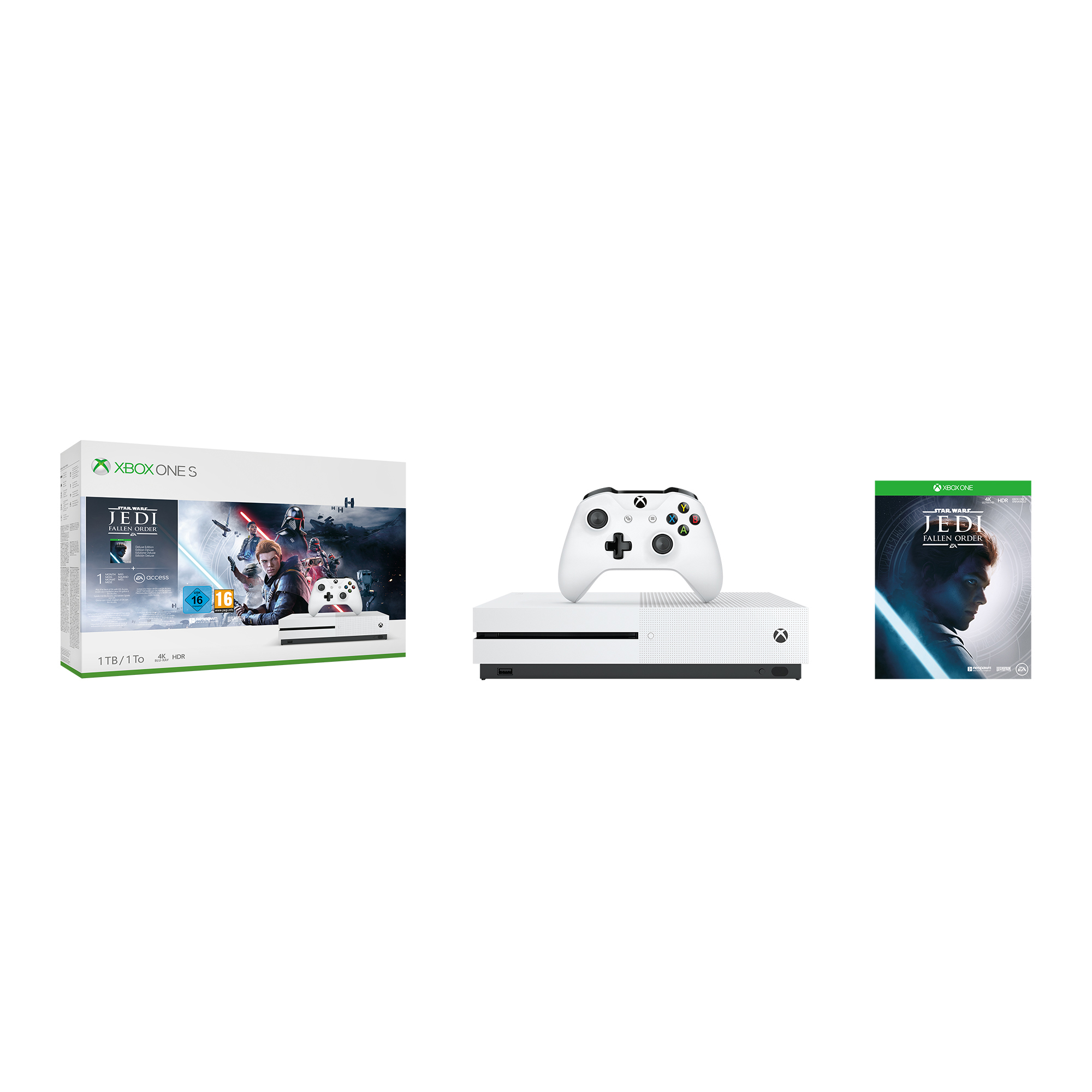 MICROSOFT Xbox One S 1TB – Star Wars Jedi: Fallen Order™ Bundle