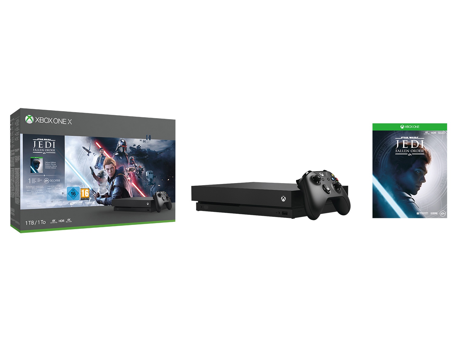 MICROSOFT Xbox One X 1TB – Star Wars Jedi: Fallen Order™ Bundle