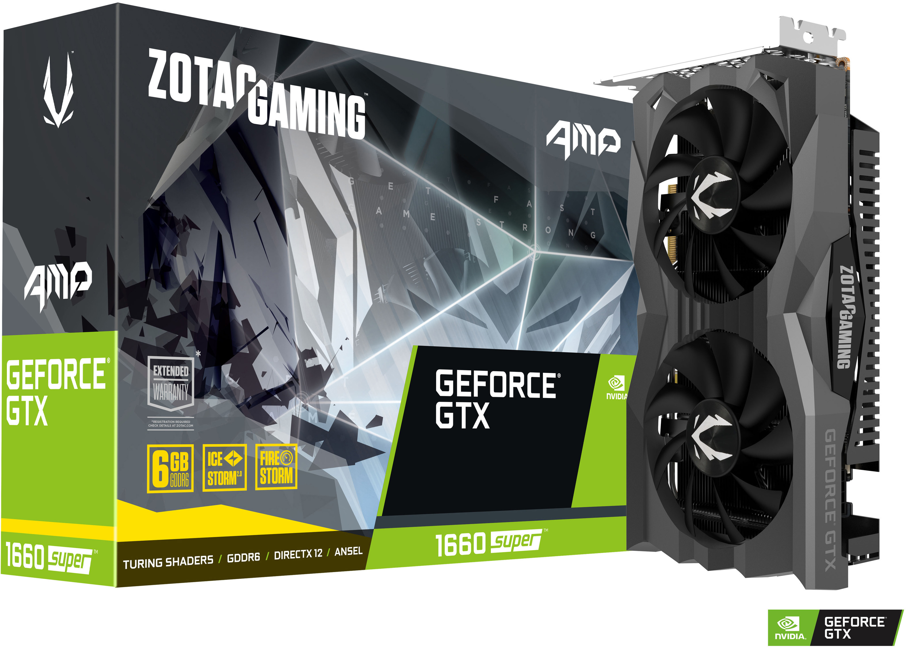 ZOTAC Geforce® GTX 1660 SUPER™ AMP! 6GB (ZT-T16620D-10M) (NVIDIA, Grafikkarte)