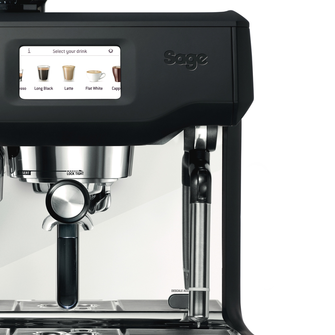 SAGE  Oracle Touch  Truffel (SES990BTR4EEU1) - Semi automatische espressomachine - Zwart