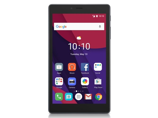 Tablet - Alcatel Pixi 4, 7, HD, QuadCore, 1 GB RAM, 8 GB, 2 MP, WiFi, 3G, Bluetooth, Negro