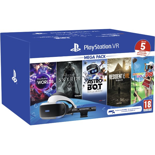 Pack VR Sony PlayStation Gafas VR, Cámara VR juegos