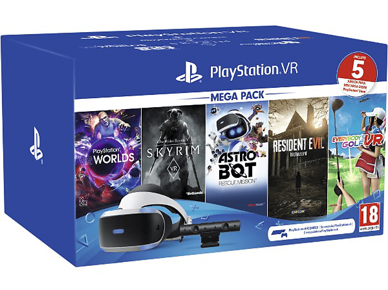 Pack VR Sony PlayStation Gafas VR C mara VR 2.0 5 juegos Descarga PS Store Para PS4