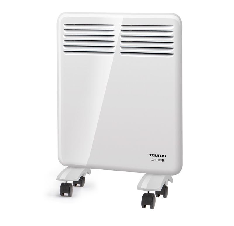 Convector - Taurus CHTA 500, Para pared y ruedas, 500 W, Apto para baño, 3 modos, Blanco