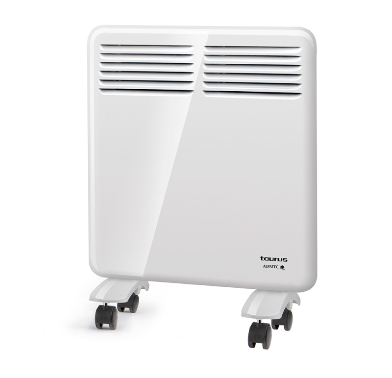 Convector - Taurus CHTA 1000, Para pared y ruedas, 1000 W, Apto para baño, 3 modos, Blanco