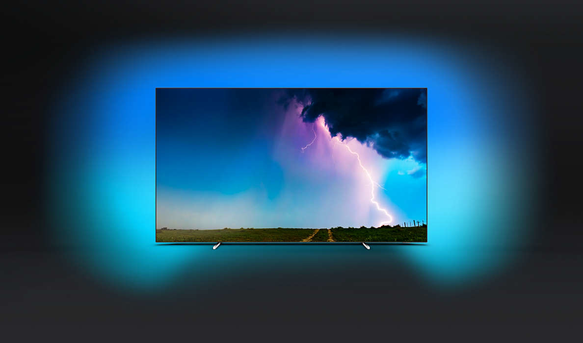 TV OLED 65" - Philips 65OLED754/12, UltraHD 4K, Quad Core P5, Smart TV, Dolby Atmos, 40W, Con Subwoofer, Negro