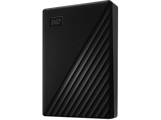 Disco duro externo 5 TB - WD My Passport, Portátil, HDD, USB 3.2, Funciona con Chromebook, Negro