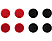 SPEEDLINK Stix Pro Controller Cap Set - Allegati stick analogico (Rosso/Nero)