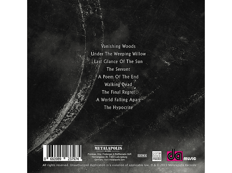 Thumbnail - Halls Of Oblivion - Endtime Poetry (CD)