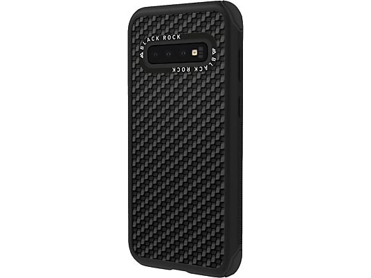 BLACK ROCK Robust Real Carbon - Custodia smartphone (Adatto per modello: Samsung Galaxy S10)