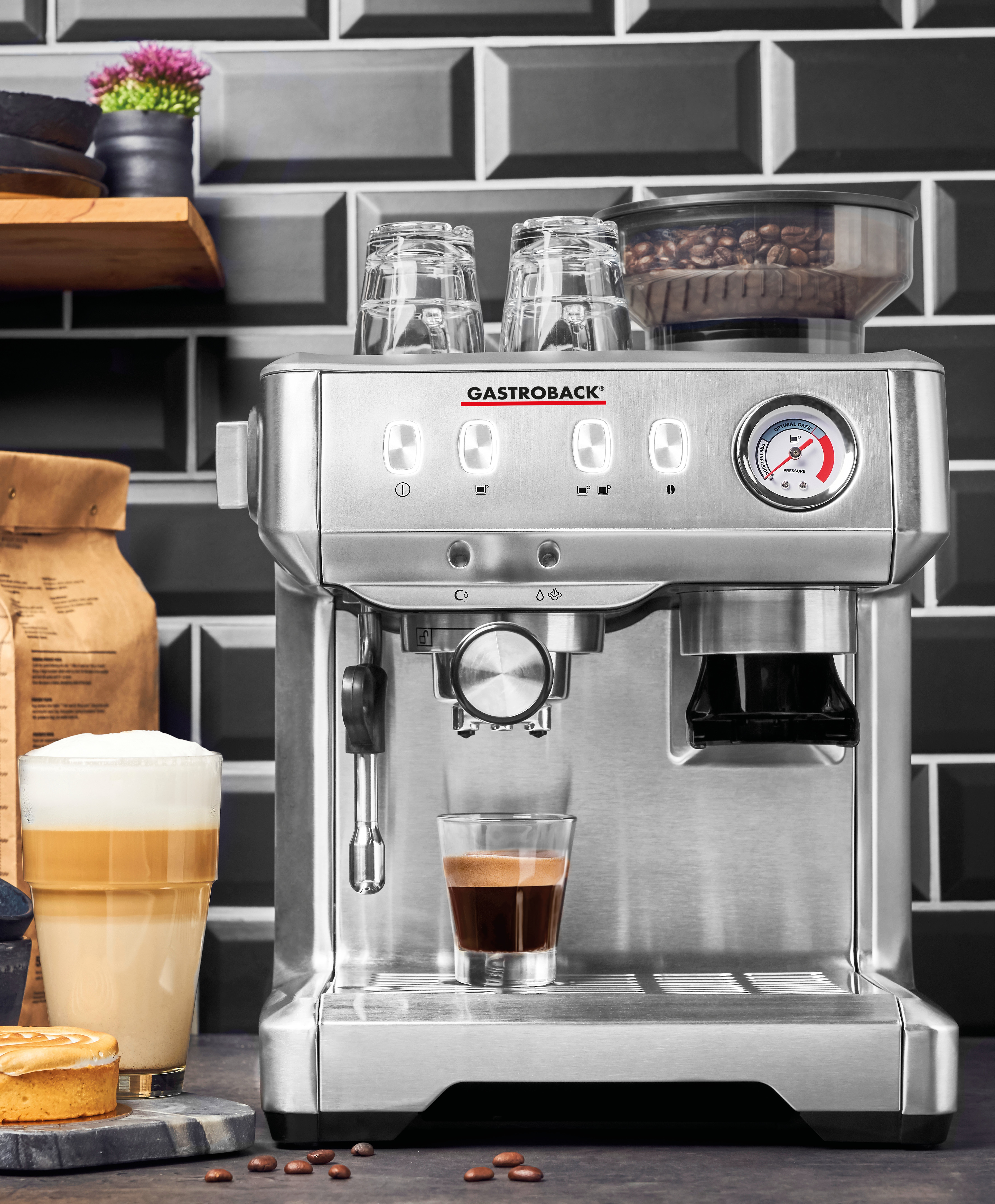 GASTROBACK 42619 Design Espresso Advanced Barista Espressomaschine Edelstahl