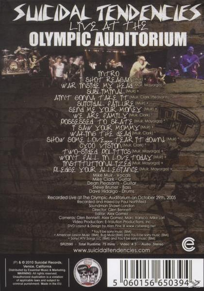 Auditorium (DVD) At - Olympic Suicidal Live The Tendencies - Tendencies Suicidal -