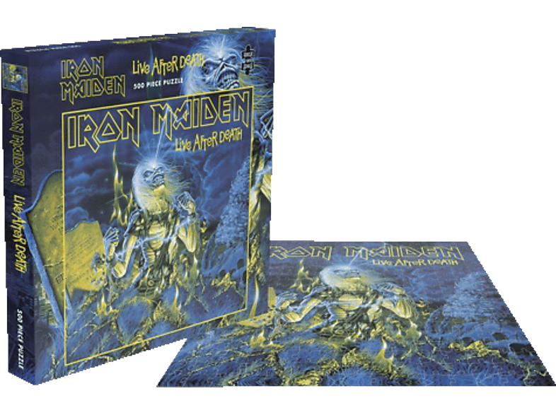 PLASTIC HEAD Iron Maiden - Death Puzzle (500 Puzzle) Piece Live After