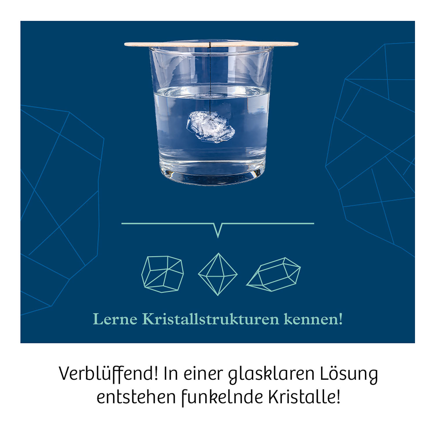 KOSMOS Kristalle züchten Experimentierkasten Mehrfarbig