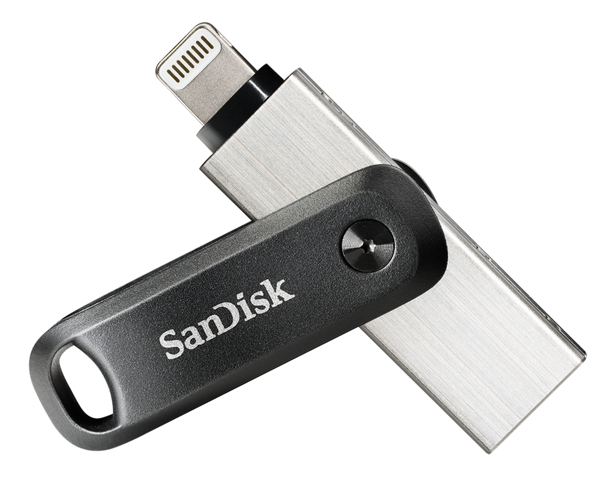 SANDISK iXpand Go | USB-Stick (256 GB, Schwarz/Silber) | MediaMarkt