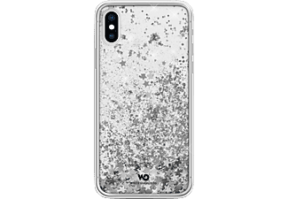 WHITE DIAMONDS Sparkle, Backcover, Apple, iPhone X, iPhone XS, Silber