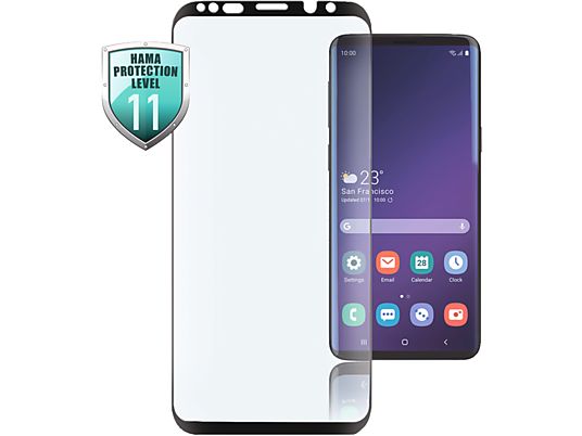 HAMA 186252 3D-Full-Screen - Vetro protettivo (Adatto per modello: Samsung Galaxy Note 10)