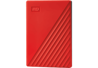 WESTERN DIGITAL My Passport (2019) - Disco rigido (HDD, 2 TB, Rosso)