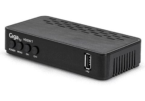 Receptor TDT  GigaTV HD209 T, MPEG-2/4, H.264, HDMI, HD, SD, DVB-T2 (TDT2)