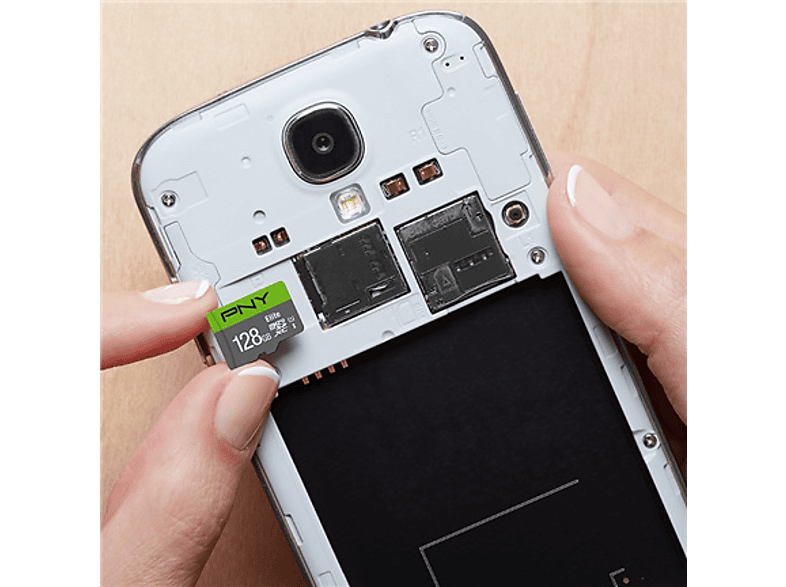 PNY Elite microSD Karte, 128 GB; Micro-SD Speicherkarte — Foto 2 von 2