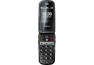 EMPORIA SELECT - Téléphone portable pliant (Argent/Noir)