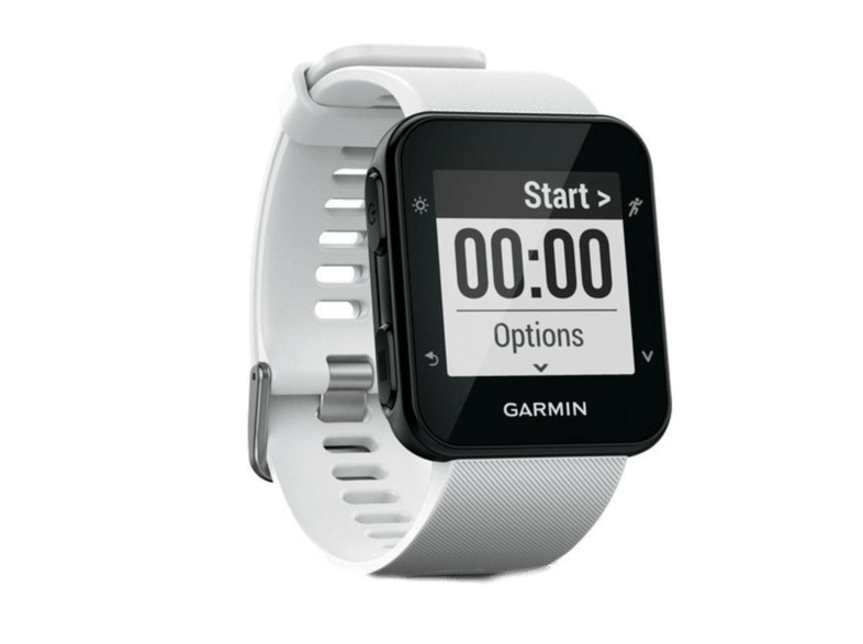 Reloj deportivo - Garmin 010-01689-13 Forerunner 35, Blanco, GPS, Pulsómetro