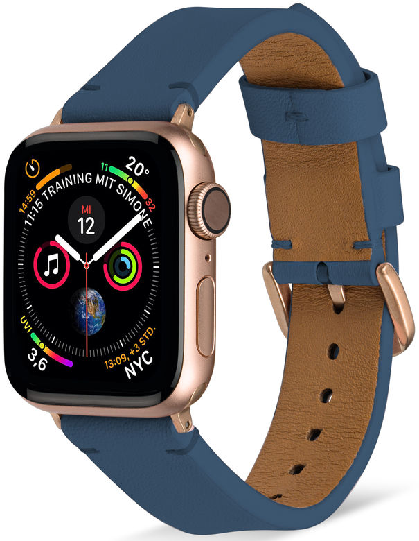 ARTWIZZ WatchBand Leather - Armband (Nordic Blue)