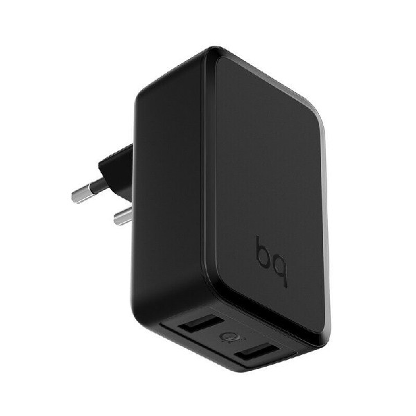 Adaptador - BQ Adapt, 2 USB, 3.0, Negro