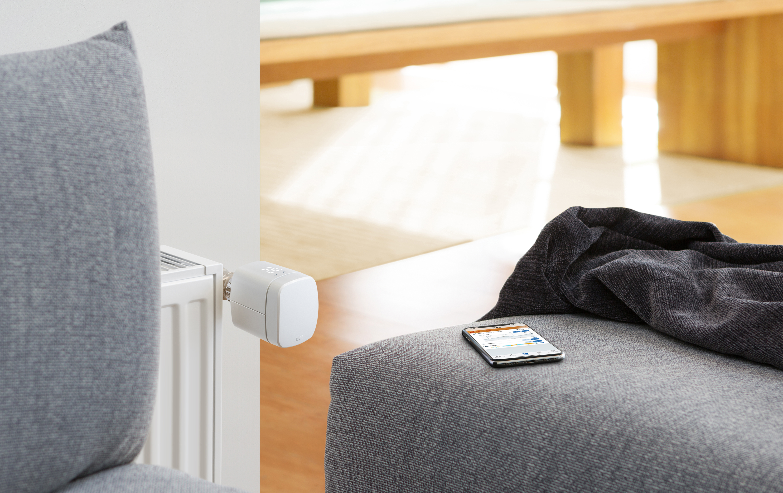 EVE Thermo Smartes Heizkörperthermostat, Weiß