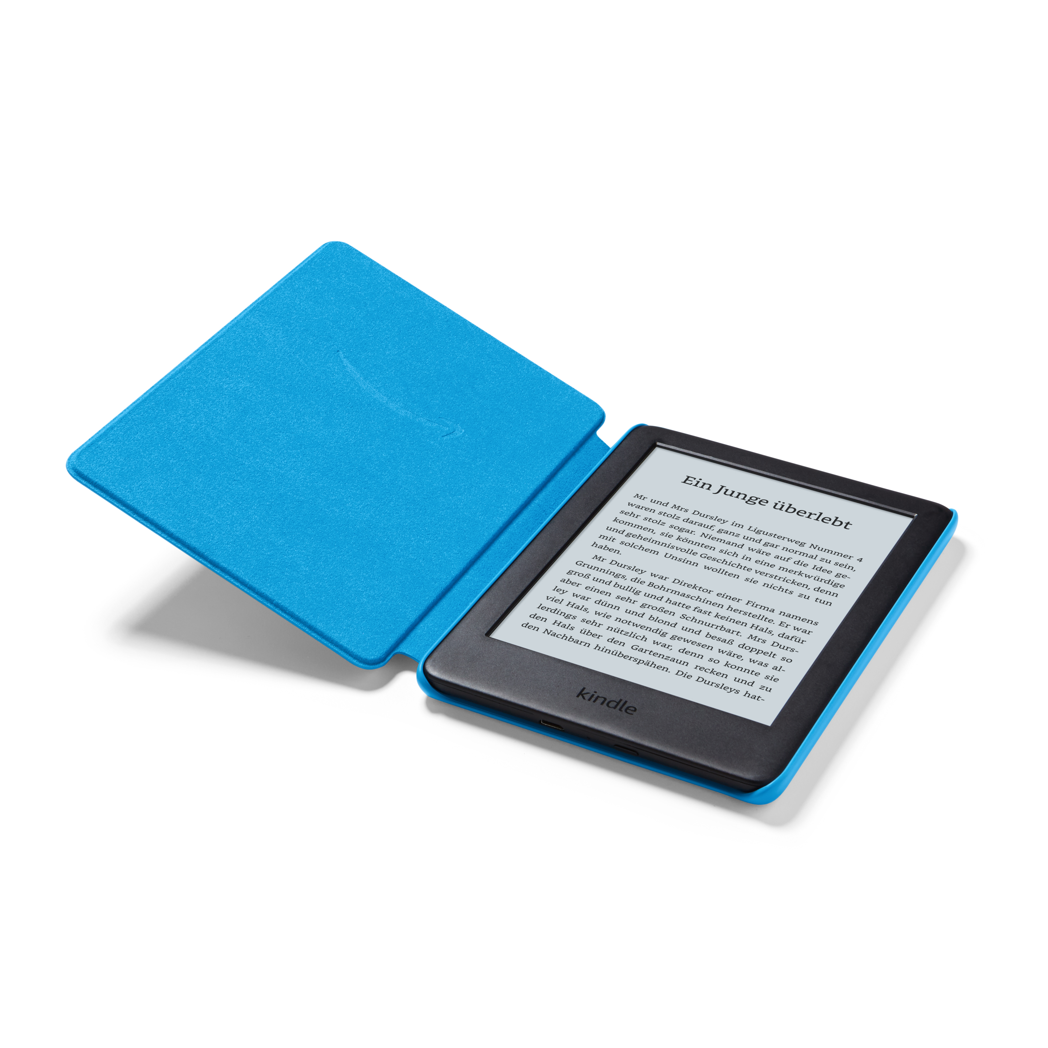 KINDLE Kindle Kids Edition mit blauer Hülle, Mit Werbung  8 GB eBook Reader Schwarzer Kindle mit kindgerechter Hülle in blau