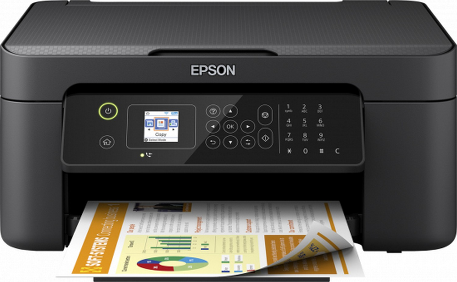 Impresora multifunción - Epson WorkForce WF-2810DWF, Tinta inyección, WiFi, USB, 33 ppm