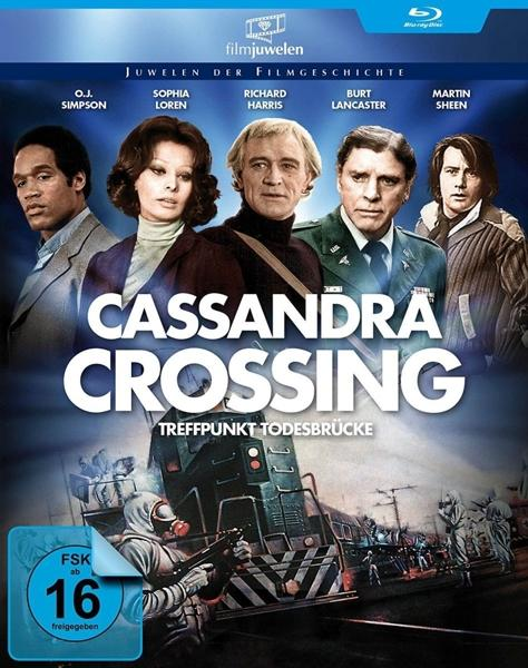 DVD-Cover: Gruppe von Schauspielern in einem Zug mit Text und Filmlogo.