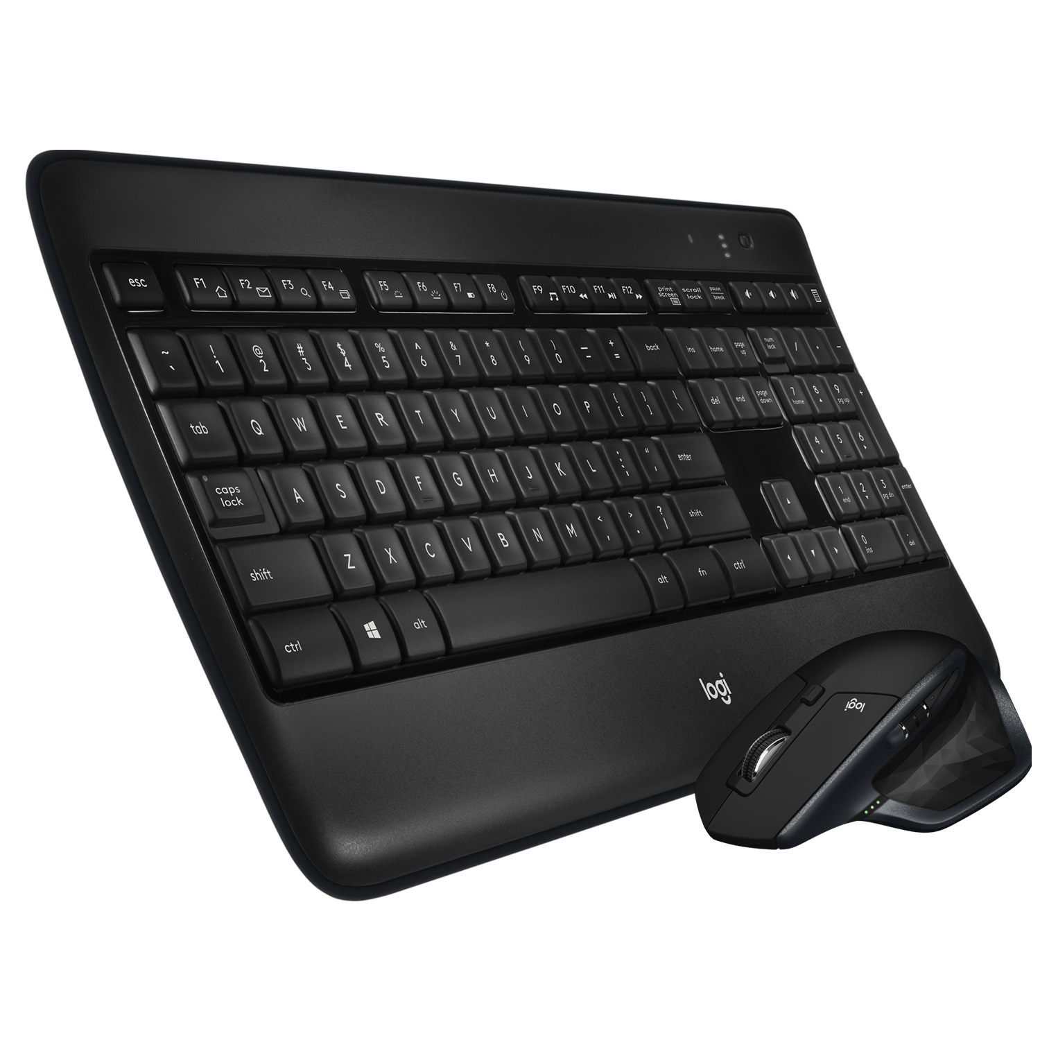 LOGITECH MX900 Combo, Tastatur & Maus Set, kabellos, Schwarz