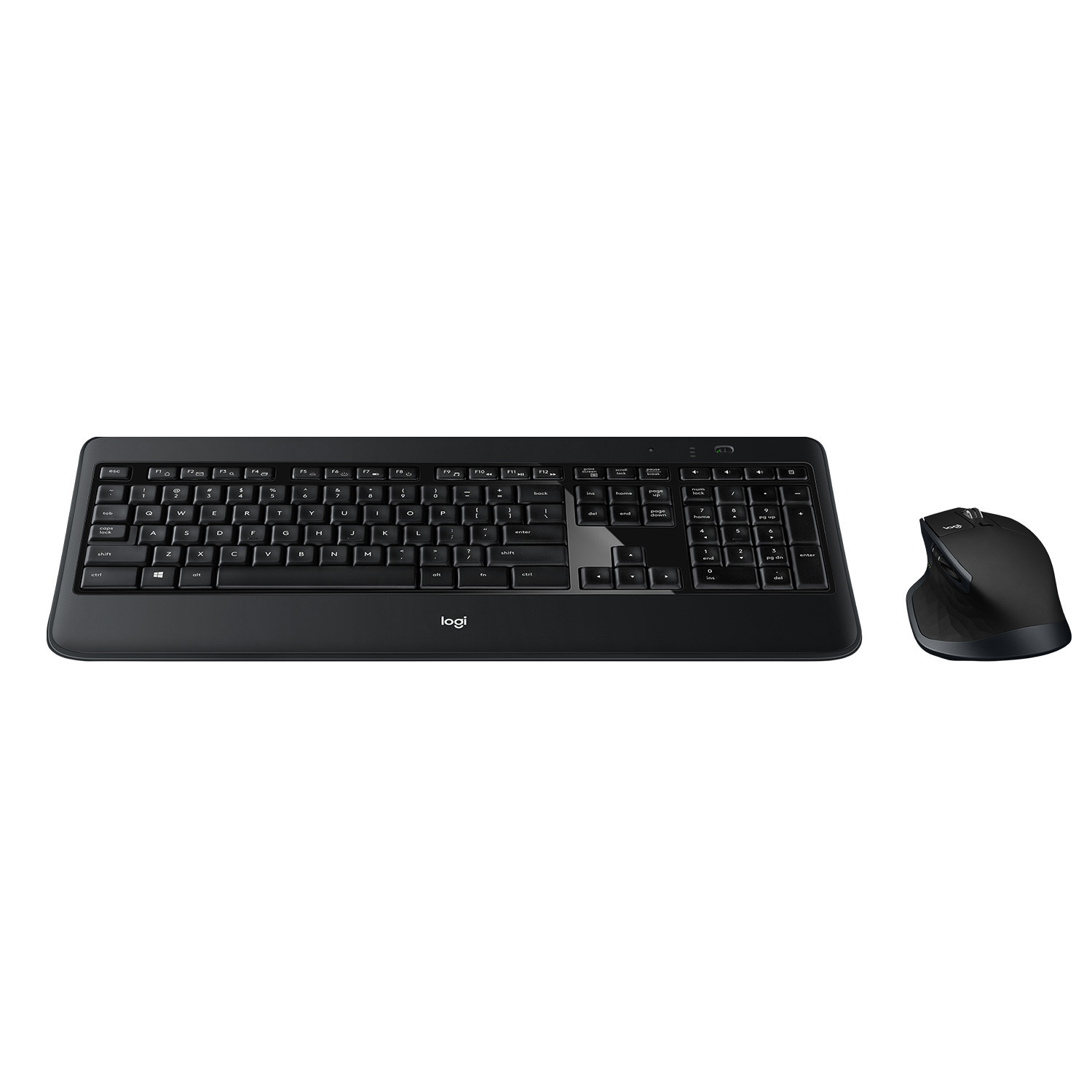 LOGITECH MX900 Combo, Tastatur & Maus Set, kabellos, Schwarz