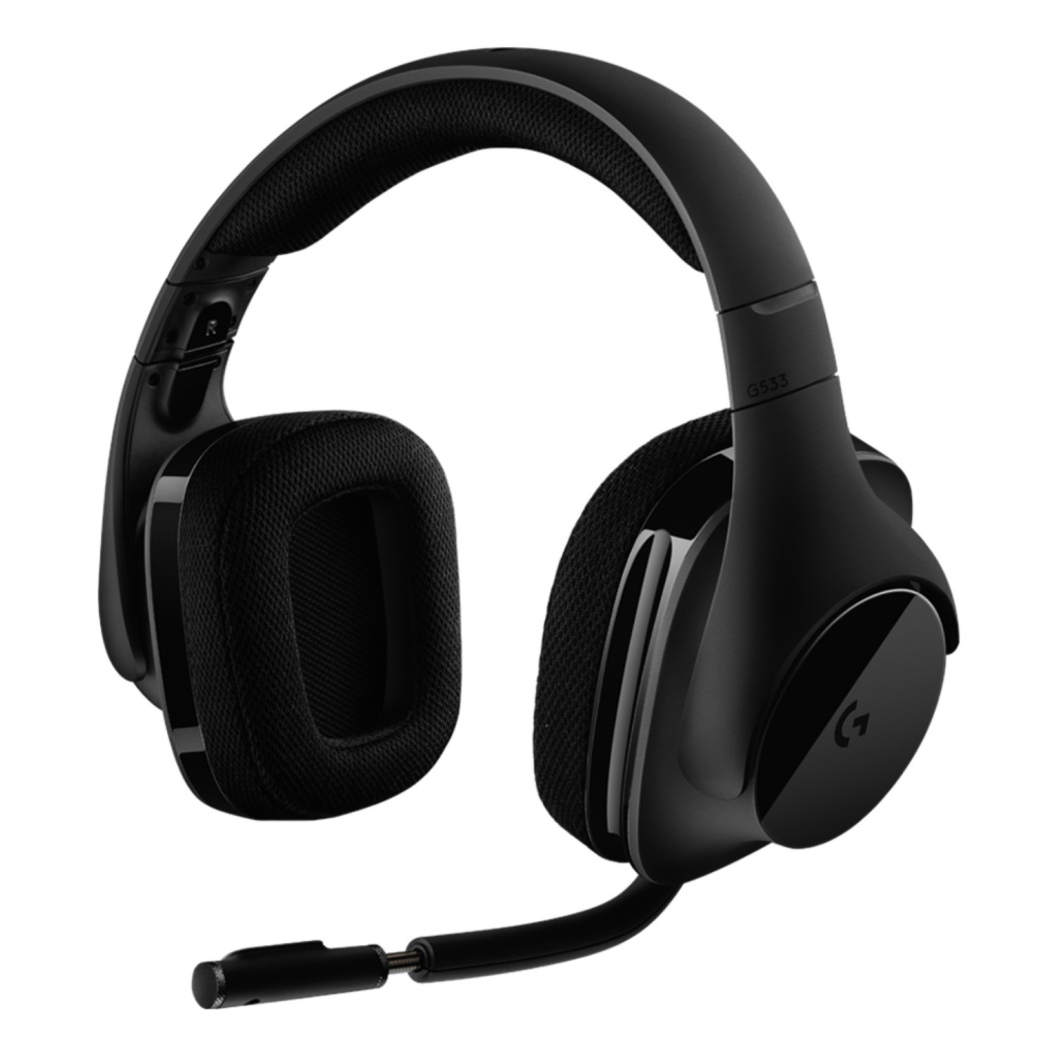 LOGITECH G533, Gaming Headset Schwarz Over-ear
