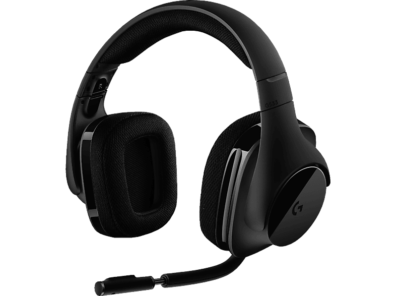 LOGITECH G533, Gaming Headset Schwarz Over-ear