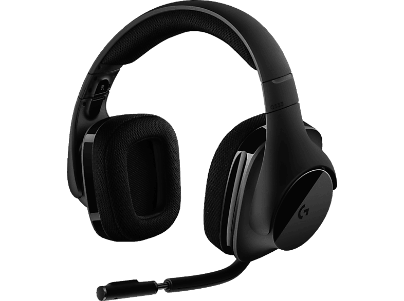 Schwarz LOGITECH Headset Over-ear Gaming G533,