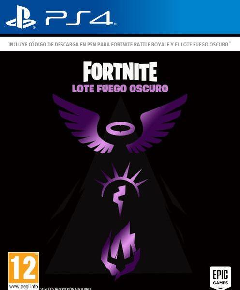 PS4 Fortnite: Lote Fuego Oscuro