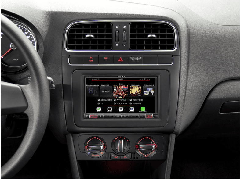 Alpine - INE-W720D Ecran de Navigation 17.8cm (7”) avec carte TomTom,  compatible Apple CarPlay et Android Auto