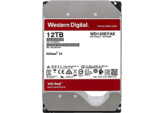 WESTERN DIGITAL Red - Festplatte (HDD, 12 TB, Rot)