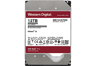 WESTERN DIGITAL Red Pro - Festplatte (HDD, 12 TB, Rot)