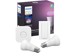 PHILIPS HUE Hue White and Color Ambiance Starter Kit - Kit di illuminazione (Bianco)