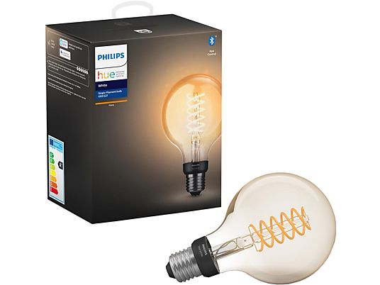 PHILIPS HUE Hue White Globe - Lampadina (Trasparente)