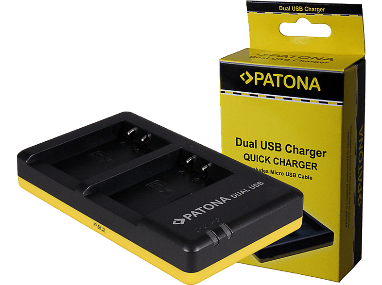 PATONA 1939 Dual USB - Ladegerät (Schwarz)